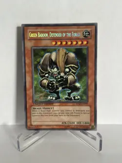 Yu-Gi-Oh! TCG Green Baboon, Defender of the Forest RP02-EN099 Secret Rare NM/M - Image 1
