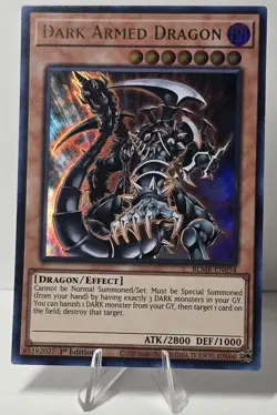 Dark Armed Dragon BLMR-EN054 Ultra Rare 1st Edition Yugioh TCG NM/M - Image 1