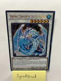Brionac, Dragon Of The Ice Barrier Ultra Rare DUDE-EN008 (Lightly Played 1st Ed) - Image 1