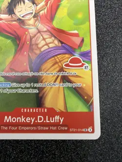 One Piece Monkey.D.Luffy ST21-014 SR - Image 5