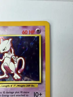 Pokemon TCG Mewtwo Base Set 10/102 Holo 1999 WOTC Unlimited Rare - Image 5