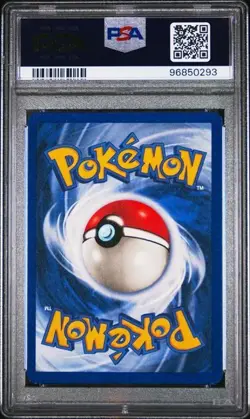 1999 POKEMON GAME 6 GYARADOS HOLO BASE SET 1999-2000 PSA 7 4th Print - Image 2