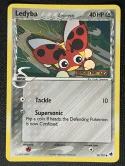 Ledyba 53/101 EX Dragon Frontiers Stamped Reverse Holo Pokemon Card NM - Image 1
