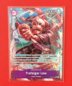 One Piece CCG Awakening Of The New Era Trafalgar Law ENG OP05-069 SR Alt Art - Image 2