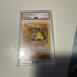 2000 Pokemon Charizard Base Set 2 Holo 4/130 PSA 8 - Image 1