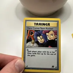 Here Comes Team Rocket! 1st Edition 15/82 Team Rocket Holo NM - Image 1