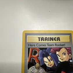 Here Comes Team Rocket! 1st Edition 15/82 Team Rocket Holo NM - Image 2