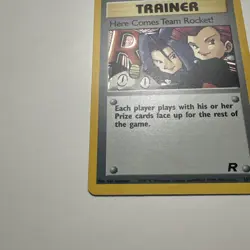 Here Comes Team Rocket! 1st Edition 15/82 Team Rocket Holo NM - Image 4
