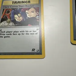 Here Comes Team Rocket! 1st Edition 15/82 Team Rocket Holo NM - Image 5