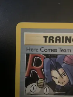 Here Comes Team Rocket Pokemon 1st Edition 15/82 Team Rocket Holo NM - Image 4