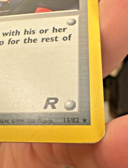 Here Comes Team Rocket Pokemon 1st Edition 15/82 Team Rocket Holo - Image 3
