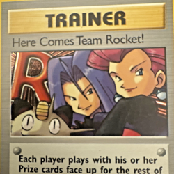 Here Comes Team Rocket Pokemon 1st Edition 15/82 Team Rocket Holo - Image 5