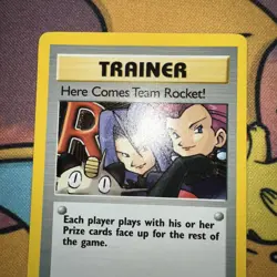 Pokemon Team Rocket 1st Edition Holo Here Comes Team Rocket! 15/82 Near Mint NM - Image 4