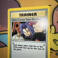Pokemon Team Rocket 1st Edition Holo Here Comes Team Rocket! 15/82 Near Mint NM - Image 5