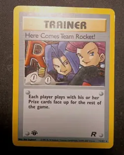Here Comes Team Rocket! 15/82 Holo Rare and 1st Edition Great Condition!! - Image 1