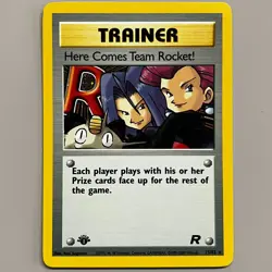 Here Comes Team Rocket! 15/82 1st Edition Holo Rare Pokemon TCG NM - Image 1