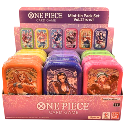 1 Box of One Piece Card Game Mini-tin Pack Set Vol.2 Asian Limited 12 Mini Tins - Image 4
