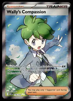 Pokemon TCG ME01: Mega Evolution #176/132 Wally's Compassion Holo NM - Image 1