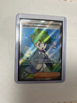 Pokemon Wally's Compassion 176/132 Me01: Mega Evolution Ultra Rare Holo TCG NM- - Image 3