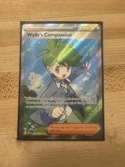 Wally's Compassion 176/132 Me01: Mega Evolution Holo NM Pokemon TCG - Image 1