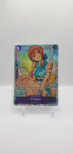 O-Nami (Illustration Box Vol.1) OP05-062 One Piece Promotion Cards Foil SEALED - Image 1