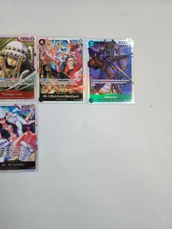 One Piece The Azure Seas Seven 6x Character Cards Holos, Freshly Pulled - Image 2