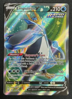 Empoleon V 145/163 Battle Styles Full Art Ultra Rare Pokemon TCG Card NM - Image 1