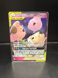 Pokemon Card - Togepi & Cleffa & Igglybuff GX Cosmic Eclipse 143/236 B - Image 1