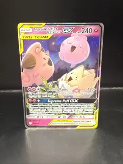 Pokemon Card - Togepi & Cleffa & Igglybuff GX Cosmic Eclipse 143/236 B - Image 2