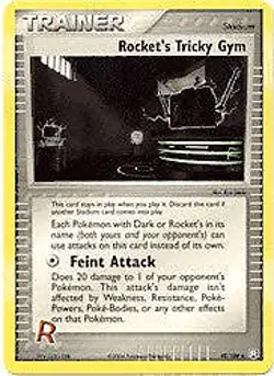 Pokemon Team Rocket Returns 90/109 Rocket's Tricky Gym (Trainer) Card - Image 1