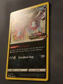 Hydreigon Prerelease Staff LP SWSH037 SWSH: Darkness ablaze Promo Cards Holo - Image 3