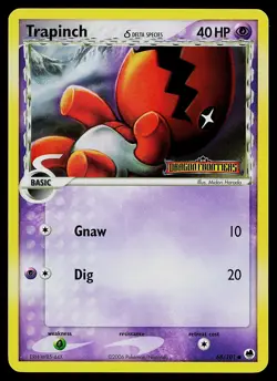 Pokemon Card - Trapinch Dragon Frontiers 68/101 Common Reverse Holo Stamped - Image 1