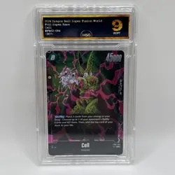 2024 DBS FUSION WORLD CELL #FB02-084 Graded 9 Dragon Ball Z Foil Super Rare Card - Image 1