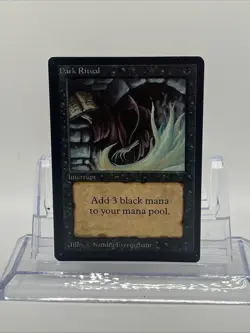 Dark Ritual - BETA 1993 - Vintage MTG - LP - Sandra Everingham - Image 1