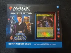 Magic The Gathering Universes Beyond Doctor Who Commander Deck Masters of Evil - Image 1