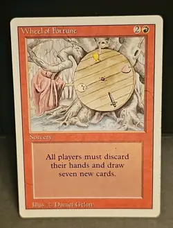 Mtg * Wheel of Fortune * 3rd Edition Revised MT/NM 🌟RARE🌟 Magic The Gathering - Image 1