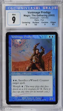 VOIDMAGE PRODIGY Onslaught Foil Rare CGC 9 Q++ MTG [Nostalgium] - Image 1