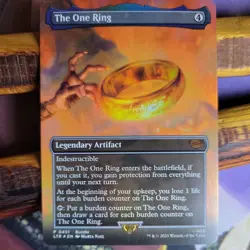 MTG FOIL The One Ring Borderless - Promo #451 - Image 1
