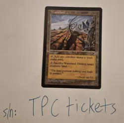 Wasteland - Tempest - MTG Magic the Gathering - Near Mint NM - TCG Value $41.50 - Image 1