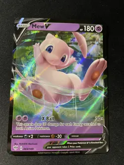 Pokemon TCG Mew V Darkness Ablaze 069/189 Regular Ultra Rare - Image 1