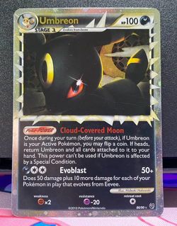 Umbreon Prime 86/90 Holo | LP | HeartGold & SoulSilver Undaunted | 2010 Pokemon - Image 1