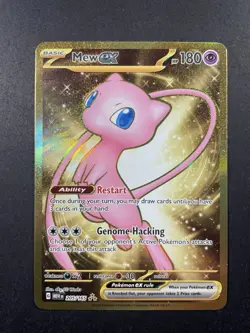 Pokemon Card Mew EX 205/165 Gold Hyper Rare Scarlet & Violet 151 Near Mint - Image 1
