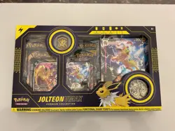 Pokemon TCG - JOLTEON VMAX Premium Collection Box NEW Factory Sealed - Image 1
