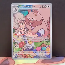 Arven's Greedent 205/182 Destined Rivals Illustration Rare Full Art Pokemon - Image 1