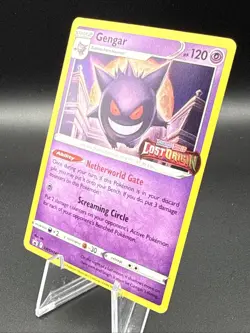 Gengar SWSH241 Pokemon Lost Origin Stamp Prerelease Black Star Promo LP - Image 3