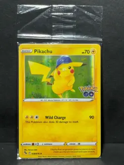 Pokemon - Pikachu 028/078 Pokemon GO Sealed Promo w/ Stamp NEW, SEALED - Image 1