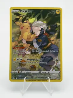 Pikachu TG05/TG30 SWSH11: Lost Origin Trainer Gallery Holo Pokemon TCG NM - Image 1