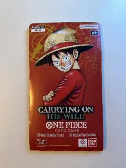 One Piece OP-13 Carrying on His Will Sleeved Booster Packs Lot Of 3 - Image 3