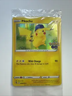 Pokemon SEALED Pikachu 028/078 Pokemon Go Holofoil Promo!! - Image 1