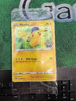 Pokemon SEALED Pikachu 028/078 Pokemon Go Holofoil Promo!! - Image 1